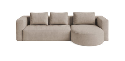 Rond 295 Linen L-Shape Sofa