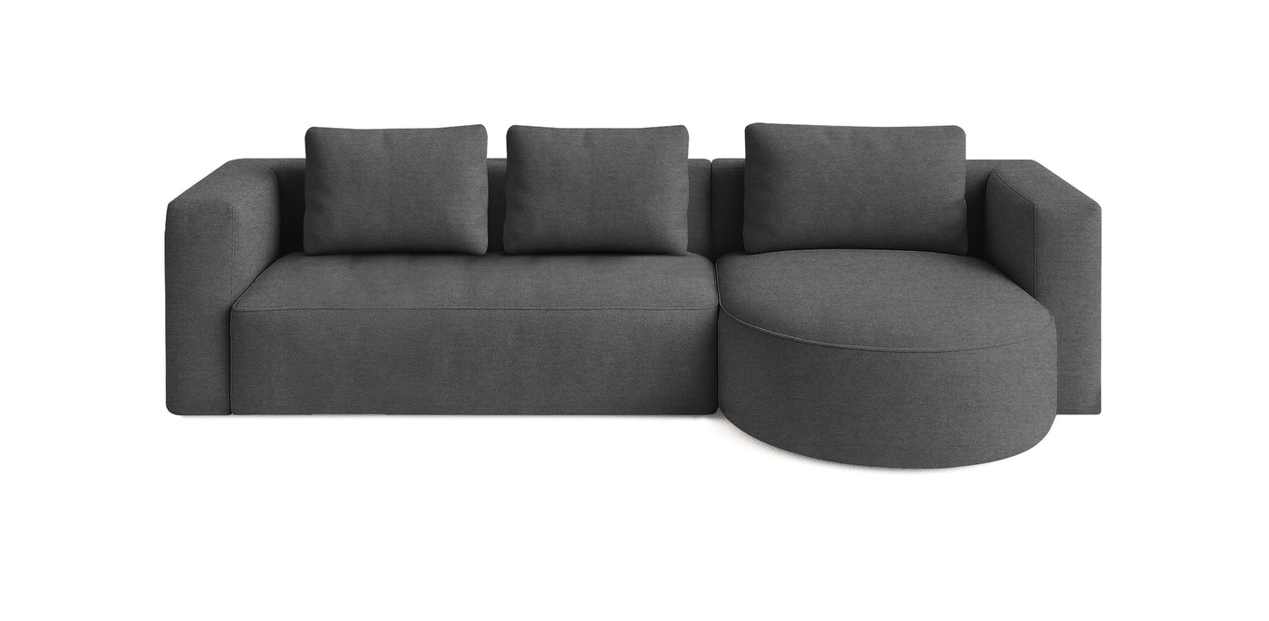 Rond 295 Linen L-Shape Sofa