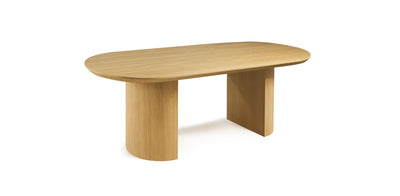 Rondin Natural Veneer Dining Table