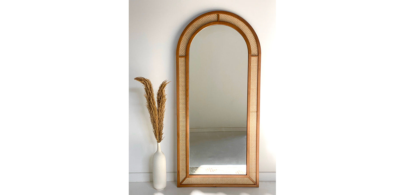 Rattan Mirror 