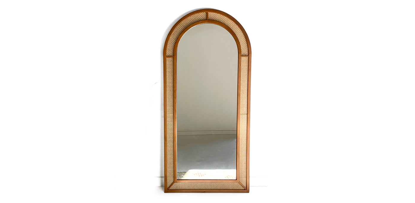 Rattan Mirror 