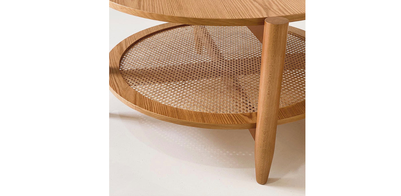 Rattan Round Coffee Table 