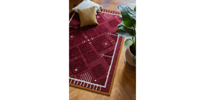 Samboksa Maroon Rug