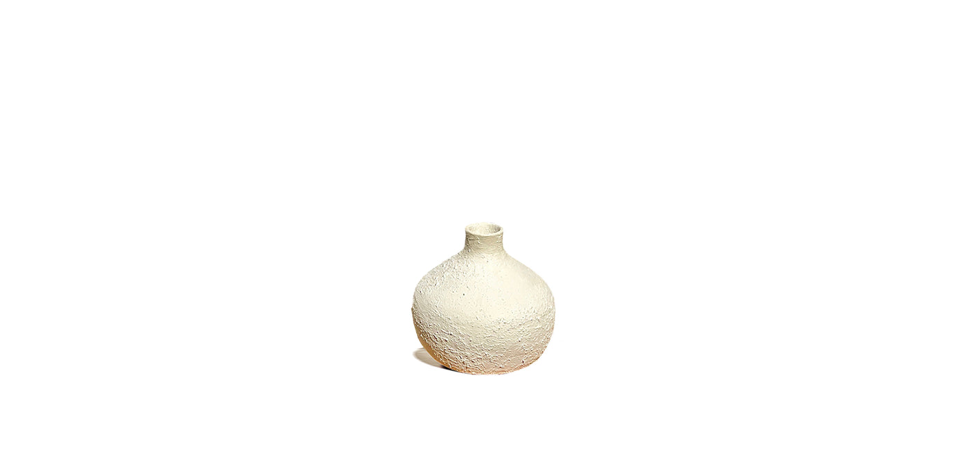 Sandy White Vase Set