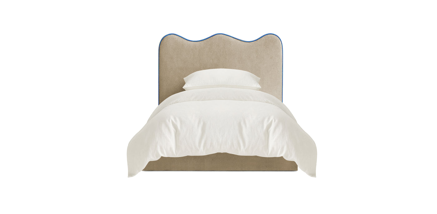 Shores Linen Kids Bed