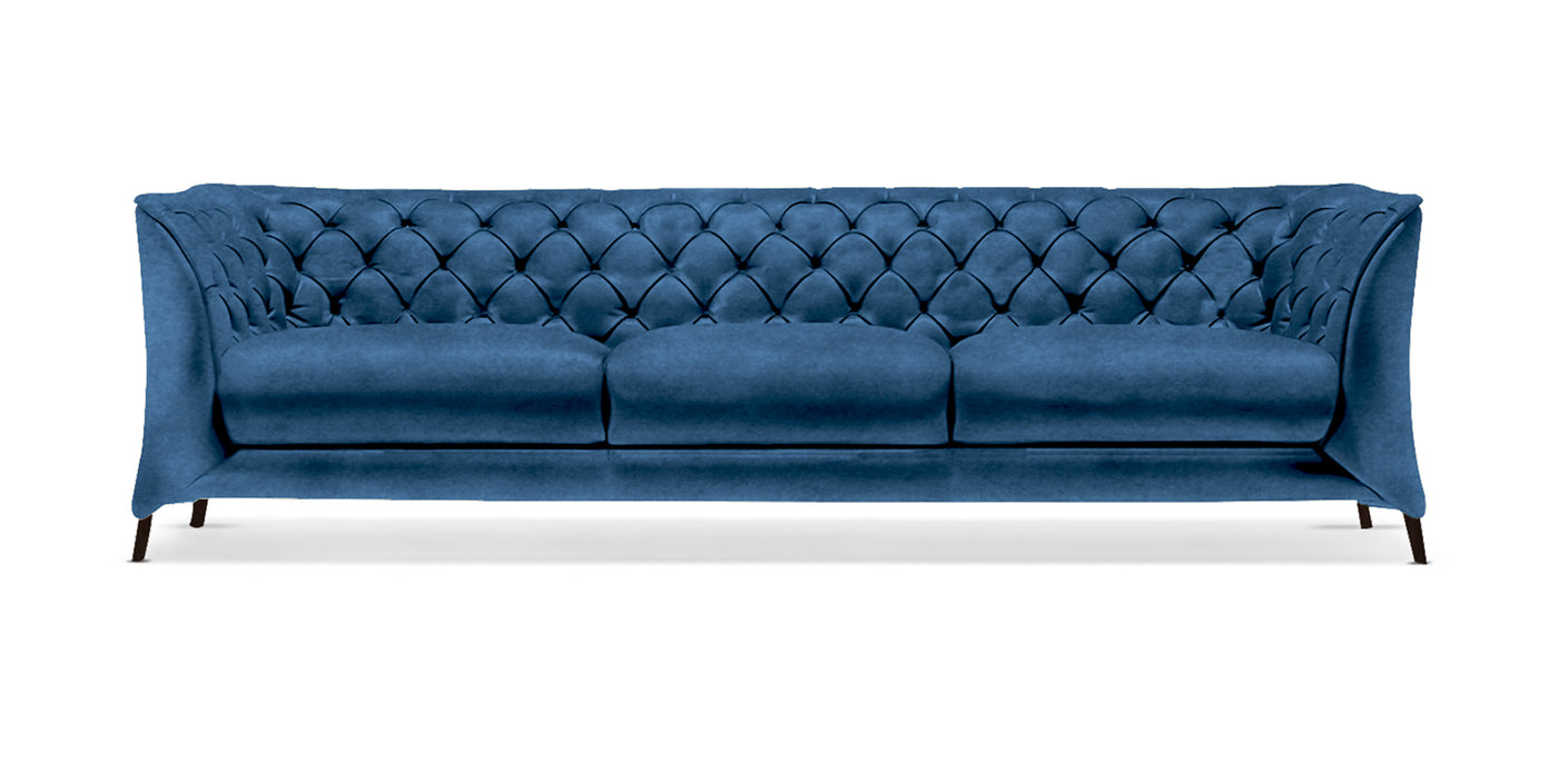 Sicily Velvet 3 Seater Sofa