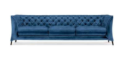 Sicily Velvet 3 Seater Sofa