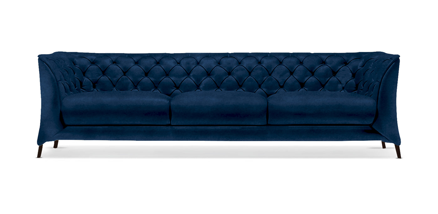 Sicily Velvet 3 Seater Sofa