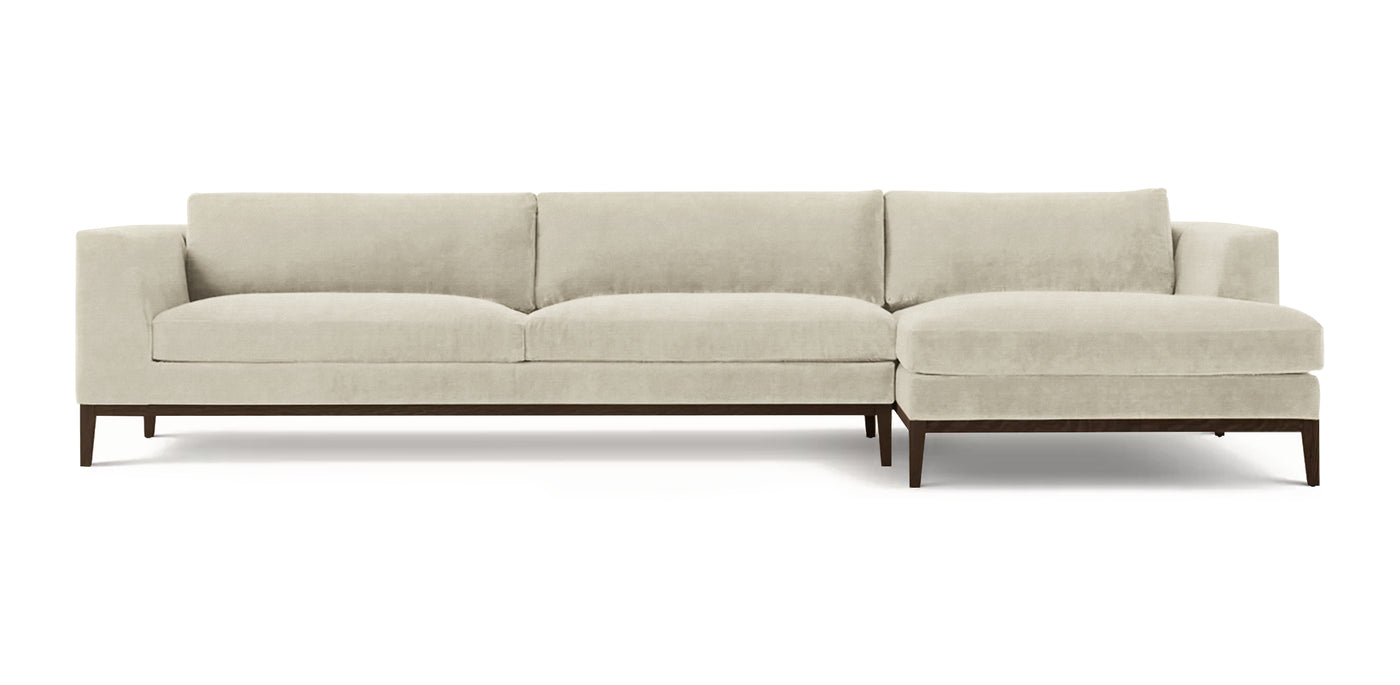 Skyline Velvet L-shape Sofa