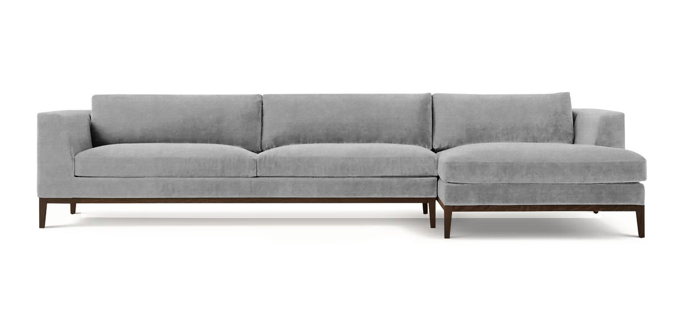 Skyline Velvet L-shape Sofa