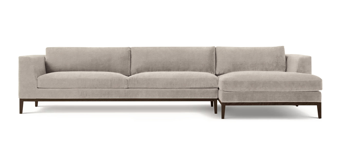 Skyline Velvet L-shape Sofa