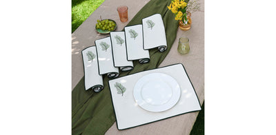 Spring Leaf Placemats Set