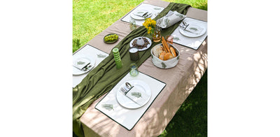 Spring Leaf Placemats Set