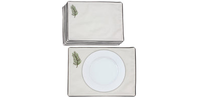 Spring Leaf Placemats Set