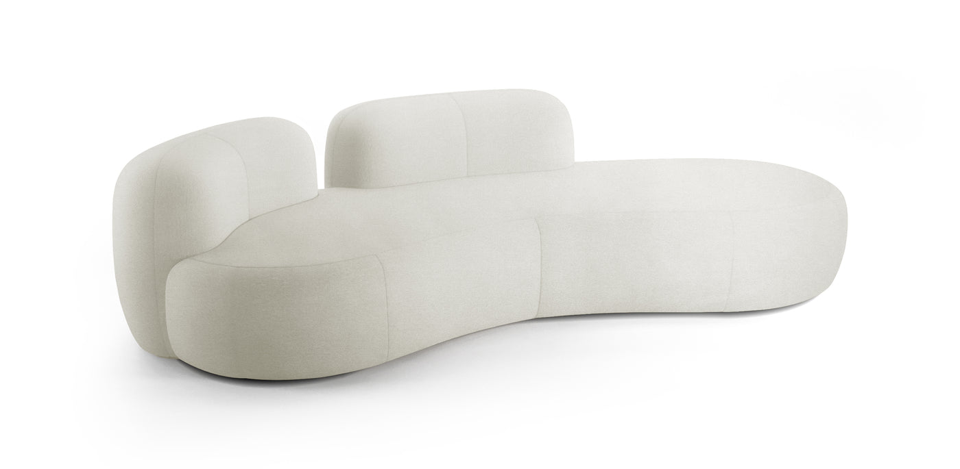 T-Island Velvet 3 Seater Sofa