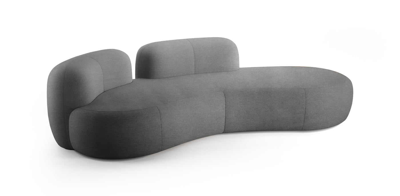 T-Island Velvet 3 Seater Sofa