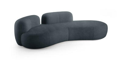 T-Island Velvet 3 Seater Sofa