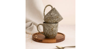 Mossy Stoneware Mug