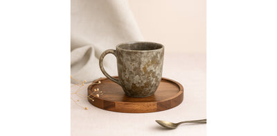 Mossy Stoneware Mug