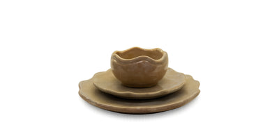 Olive Ripple Dinner Set