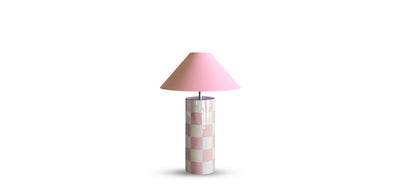 The Organic Checkered Lamp