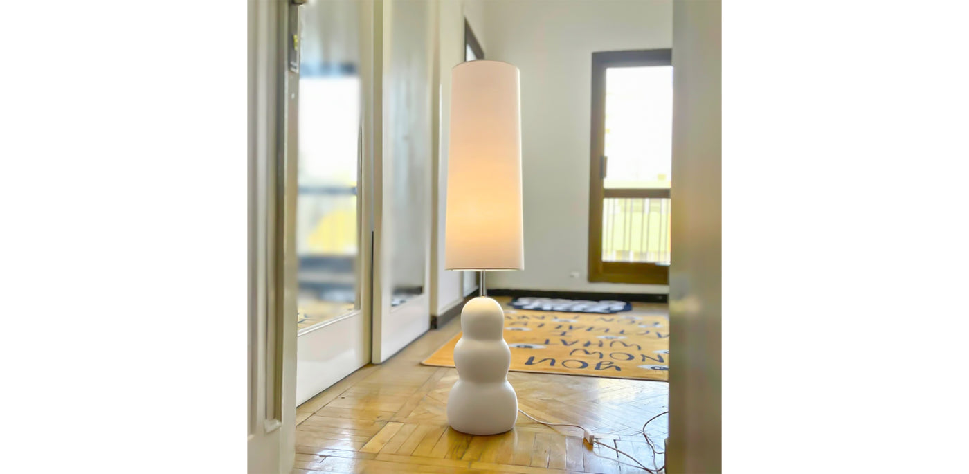 The Sculpted Curvy Floor/Table lamp