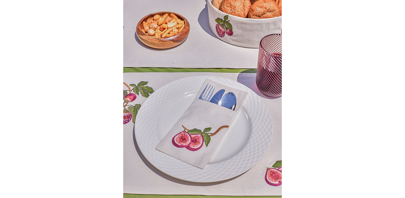 Fig Field Cutlery Sleeves Set