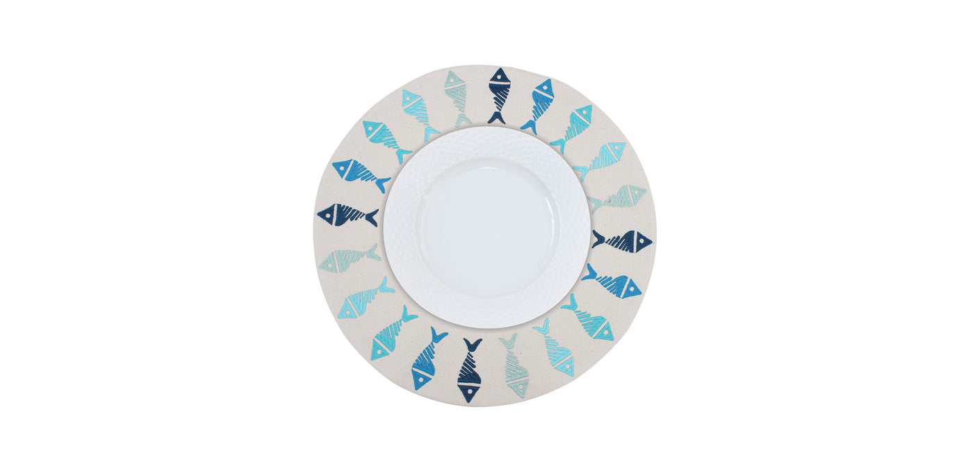 Flowing Fish Placemats Set