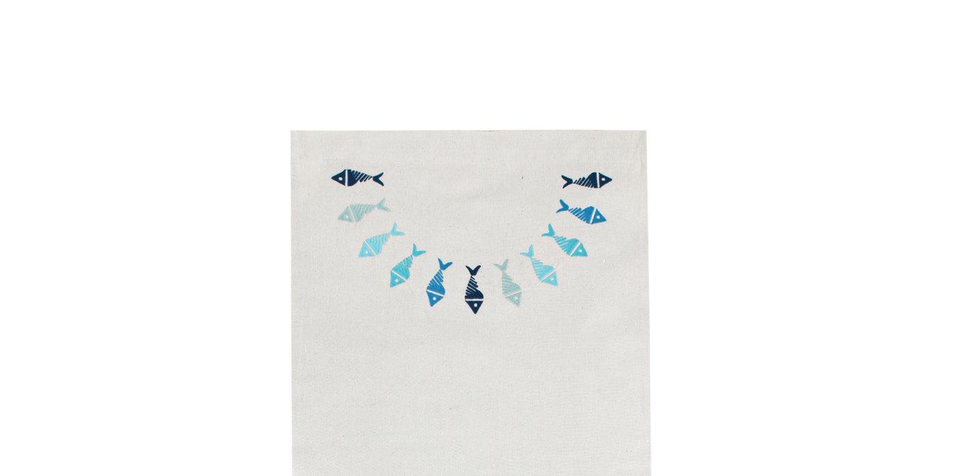 Flowing Fish Table Runner