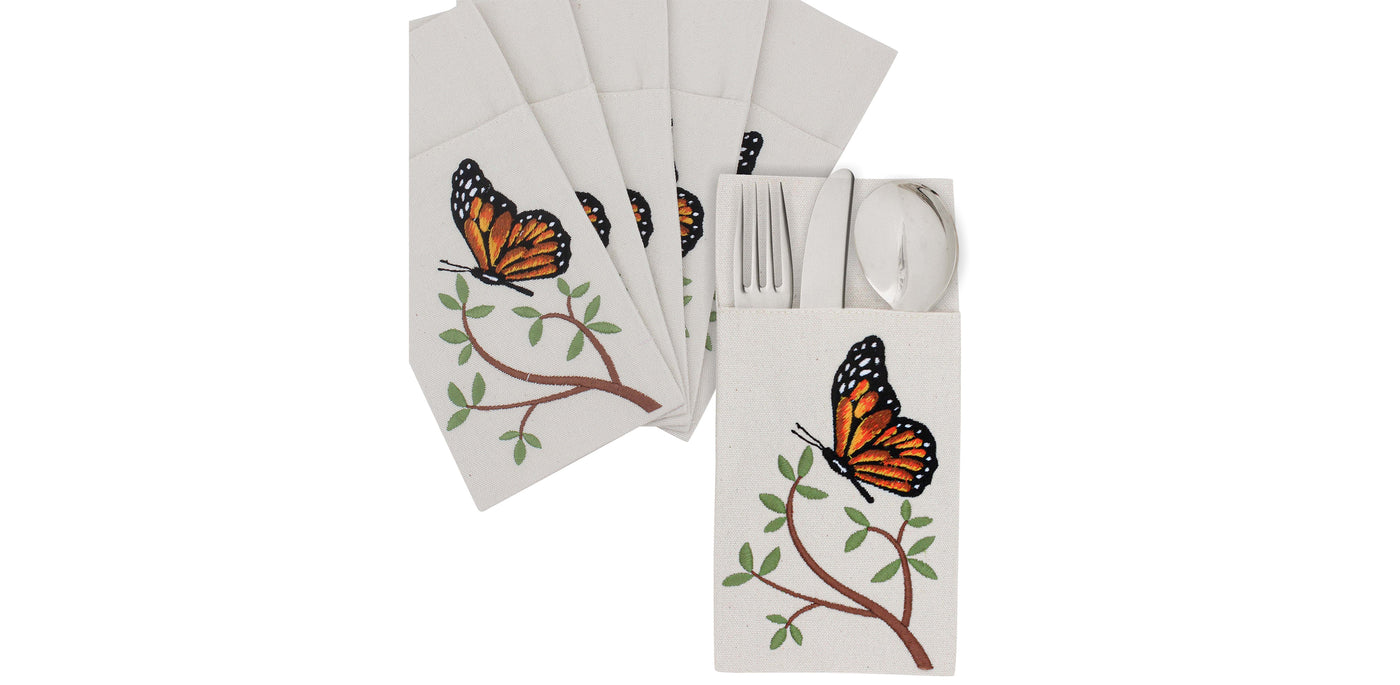 Flutter Cutlery Sleeves Set