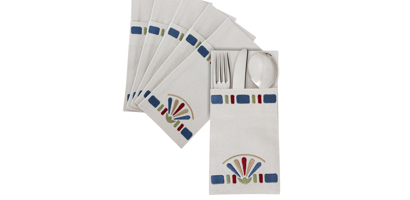 Lotus Cutlery Sleeves Set