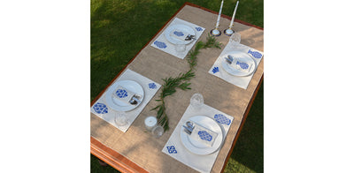 Bleu Blanc Placemat Set