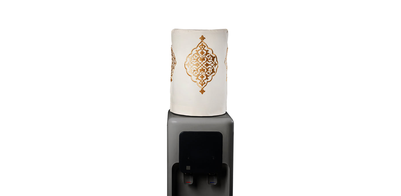 Gold Ramadan Arabesque Water Dispenser Cover