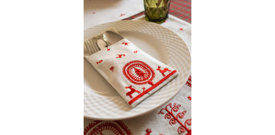 Deer Garden Cutlery Sleeve Set