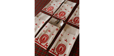 Deer Garden Cutlery Sleeve Set