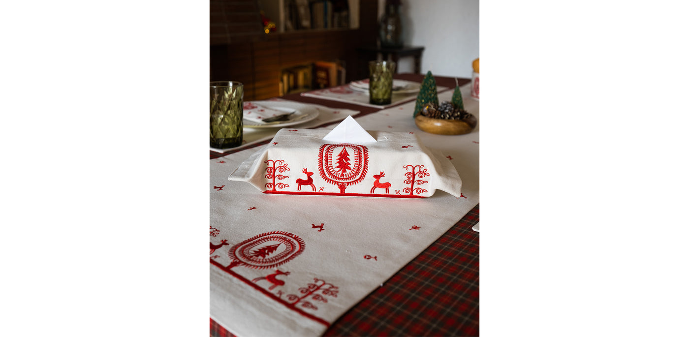 Deer Garden Tissue Box Cover