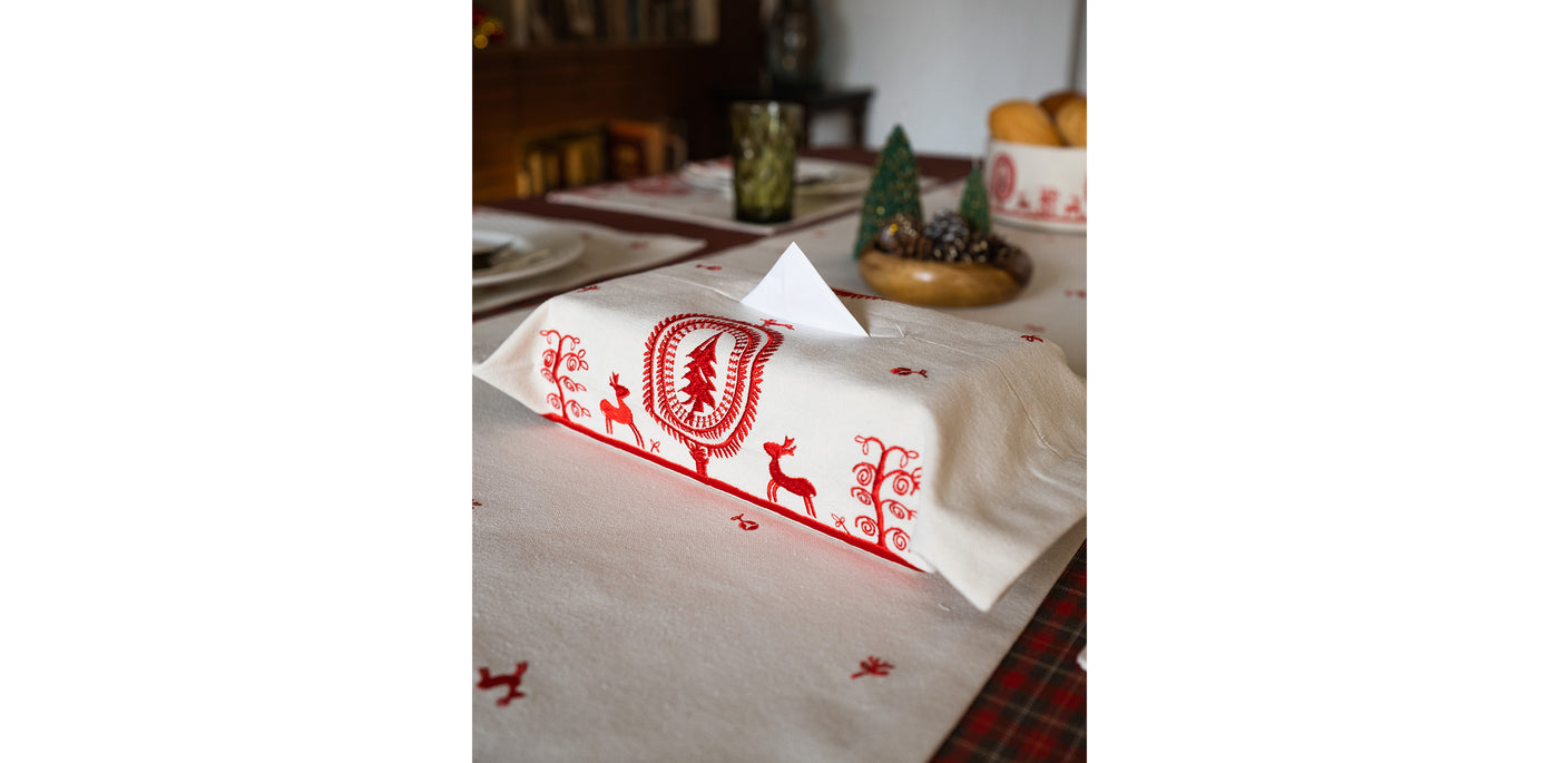 Deer Garden Tissue Box Cover