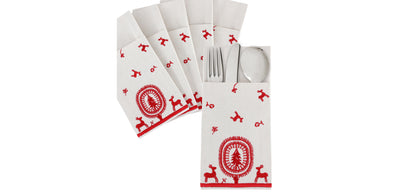 Deer Garden Cutlery Sleeve Set