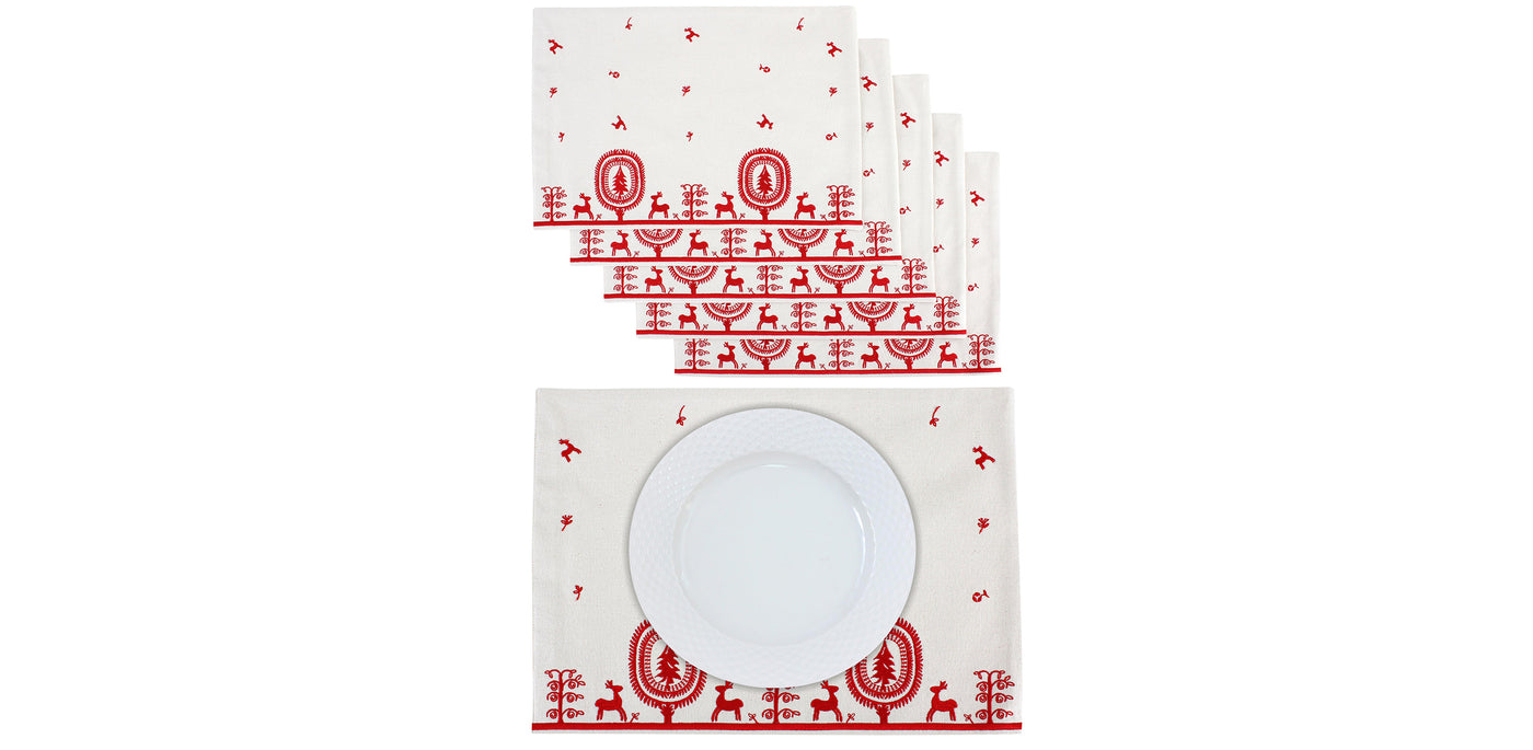 Deer Garden Placemat Set