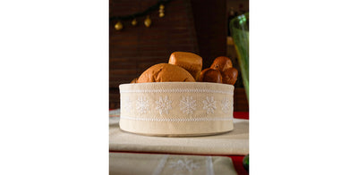 Snowfall White Breadbasket