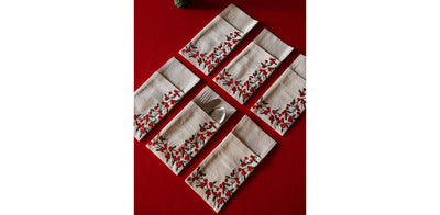 Berry Bliss Cutlery Sleeve Set