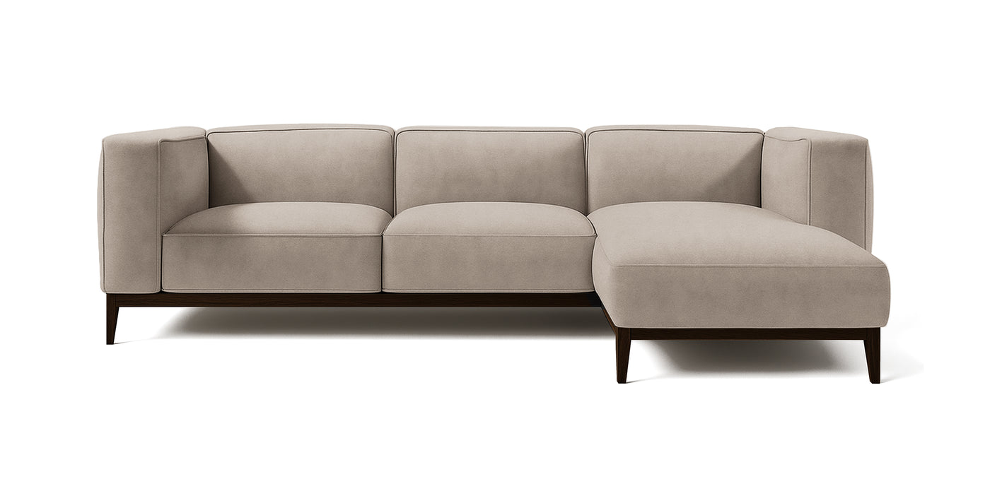 Tokyo Velvet L-Shape Sofa