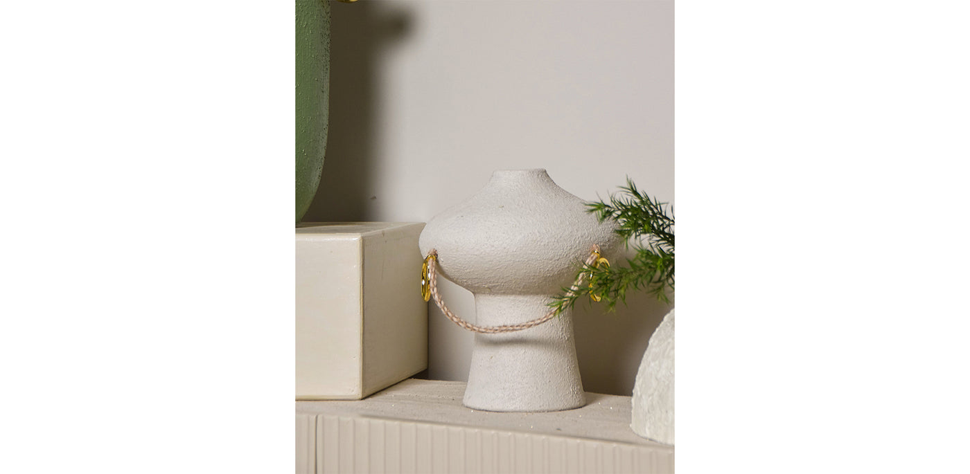 Mushroom Cord Vase