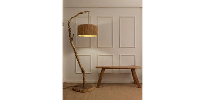 Tree Light Floor Lamp - Raffia