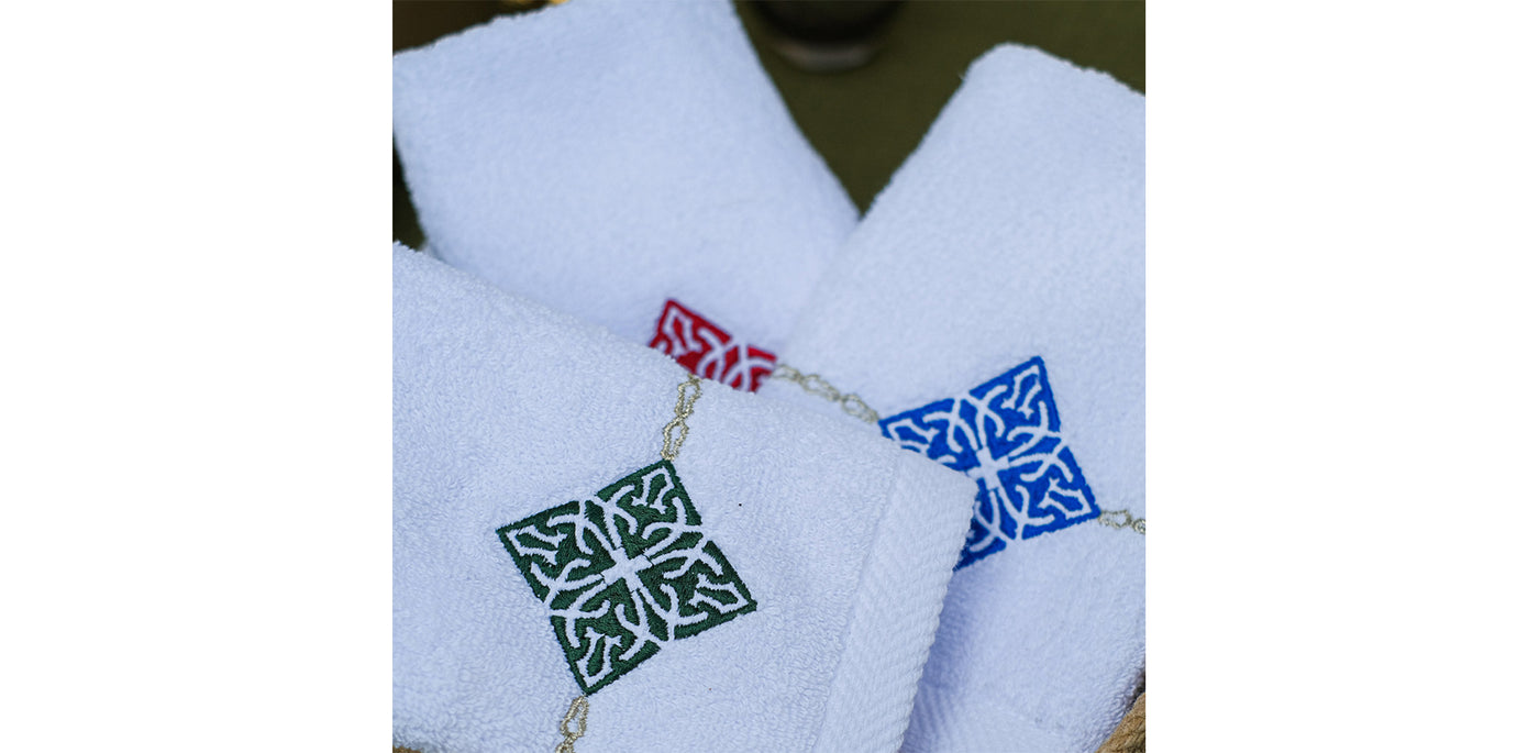 Turath Color Guest Towels Set