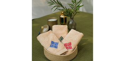 Turath Color Guest Towels Set