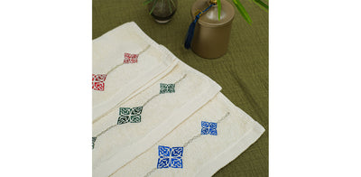 Turath Color Guest Towels Set