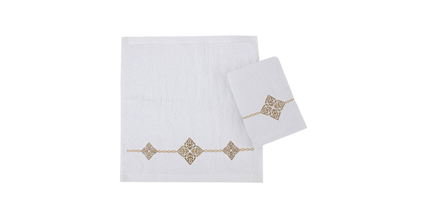 Turath Gold Guest Towels Set