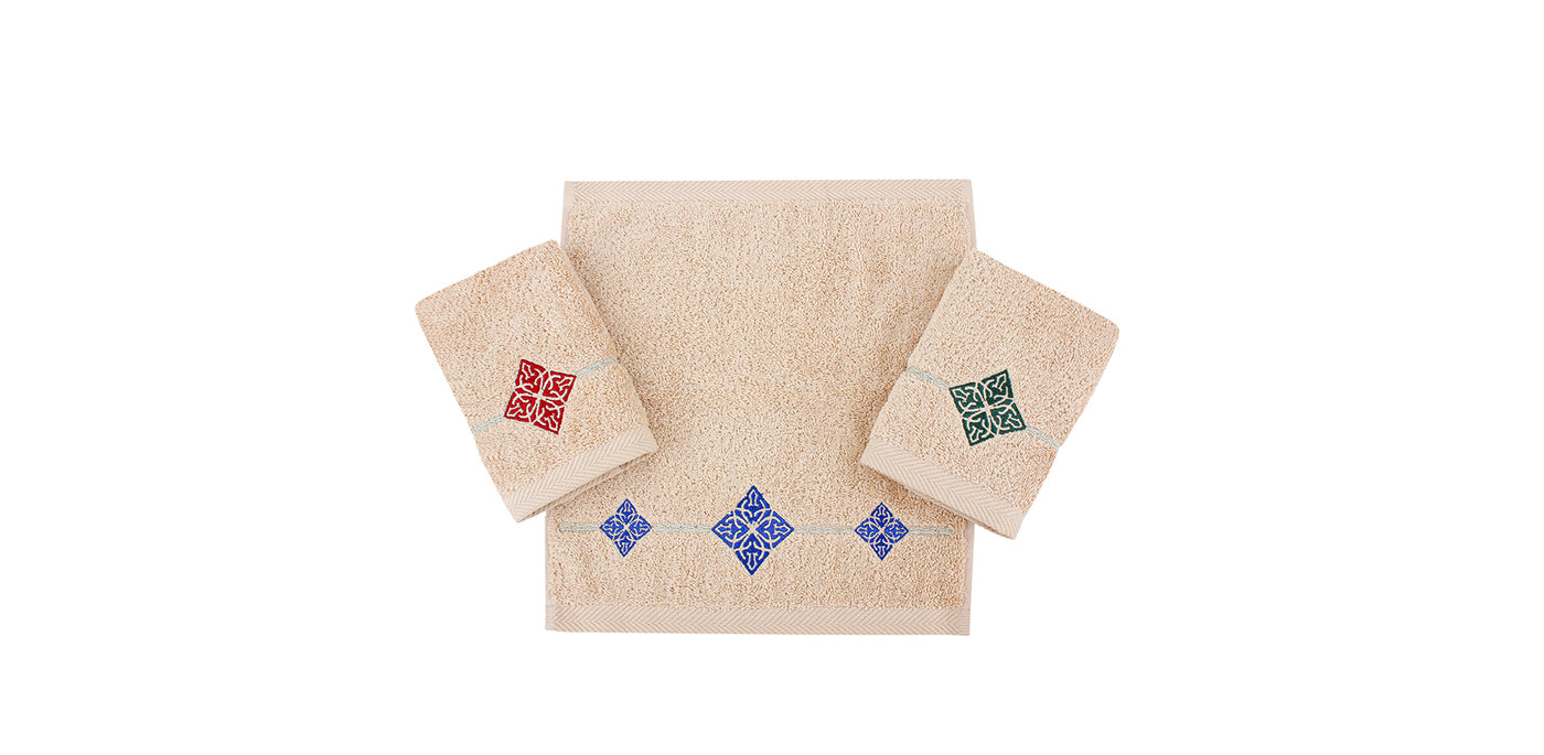 Turath Color Guest Towels Set