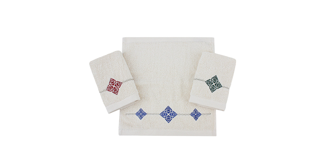 Turath Color Guest Towels Set